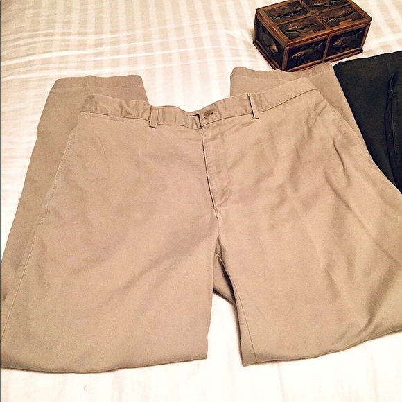 Men’s Savane Flat Khaki Pants Bundle (40W X 32L) - Picture 3 of 14